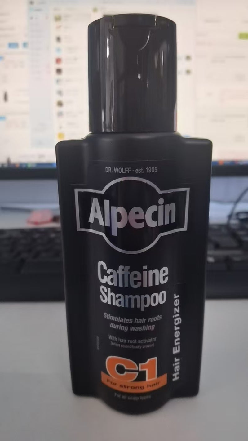 Nourishing, oil-controlling, caffeine-infused anti-hair loss shampoo, silicone-free, volumizing, and dandruff-removing, 250ml